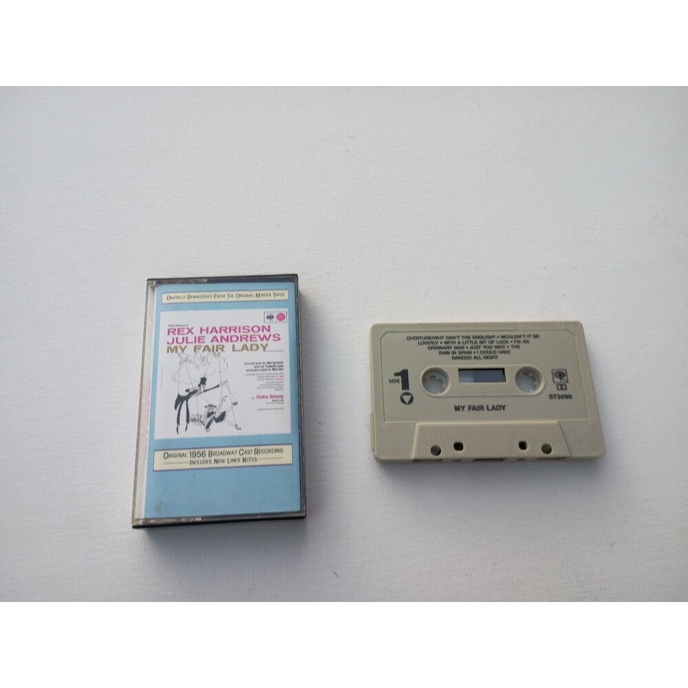 Rex Harrison Julie Andrews My Fair Lady Cassette 1987 Columbia Remastered